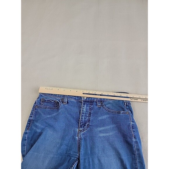 Free People Jeans Womens 26 29x27 Skinny Medium Blue Mid Rise Preppy Stretch - Picture 5 of 12